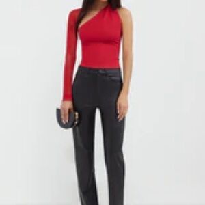 Marcella red mesh manhattan top xl
